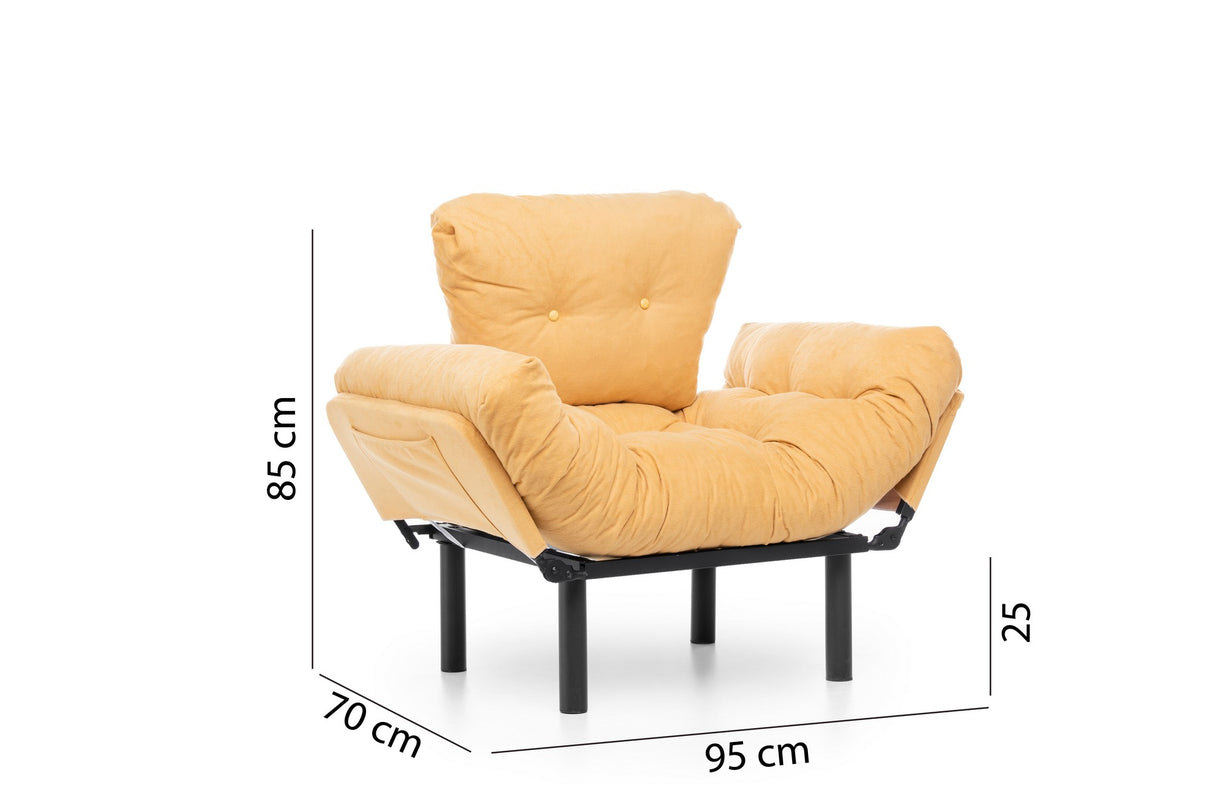 Armchair Nitta Single Mustard