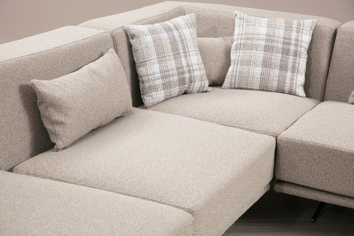 Corner sofa left Bentley Beige