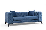 2-seater bank como blue