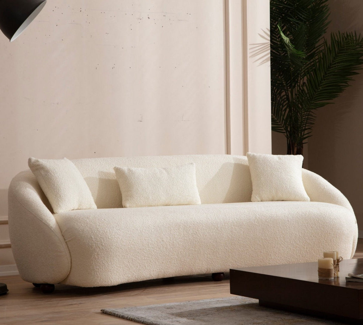 3-seater Bank Napoli cream