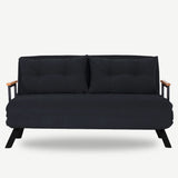 2-seater sofa bed Sando Black