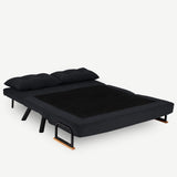 2-seater sofa bed Sando Black