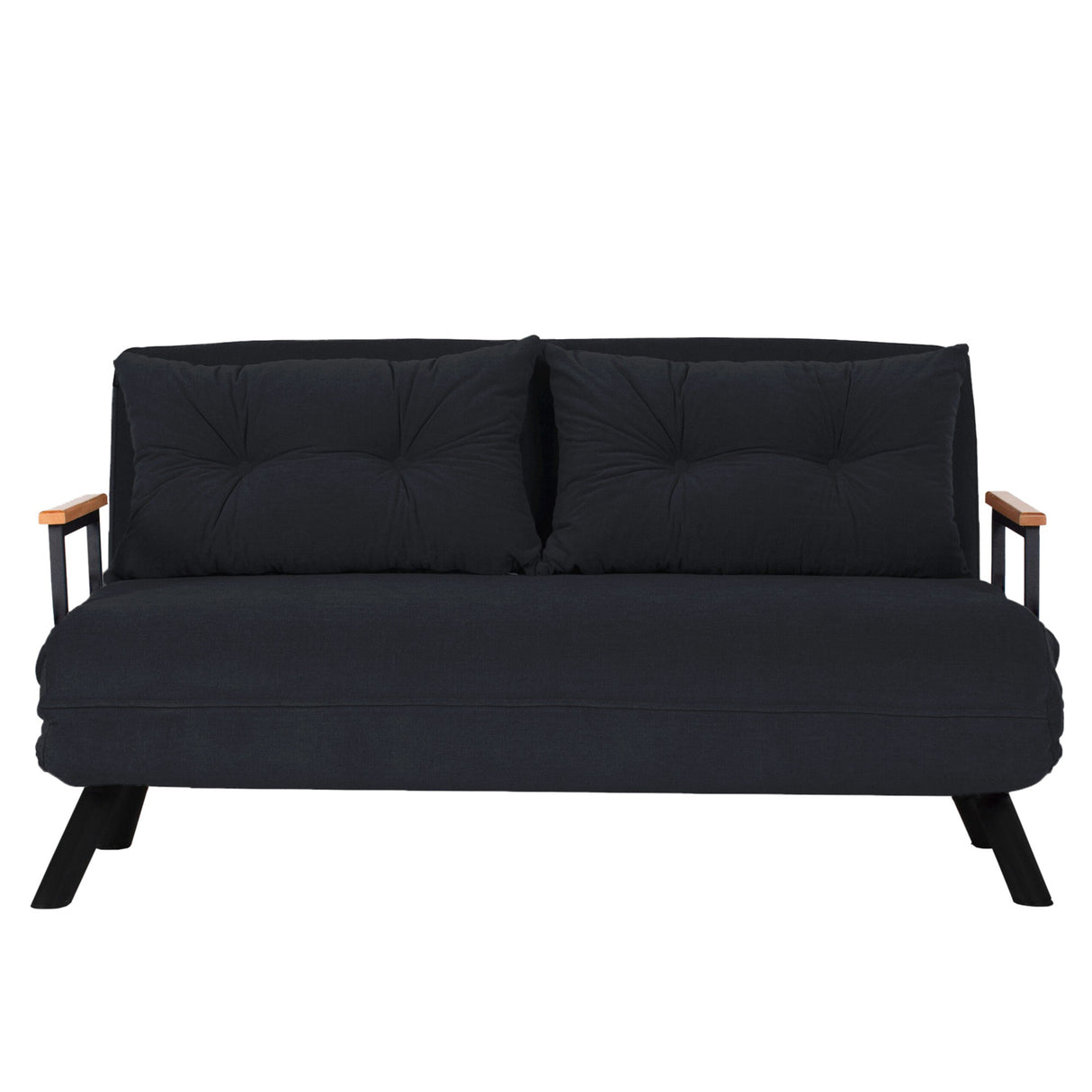 2-seater sofa bed Sando Black