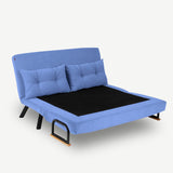 2-seater sofa bed Sando blue