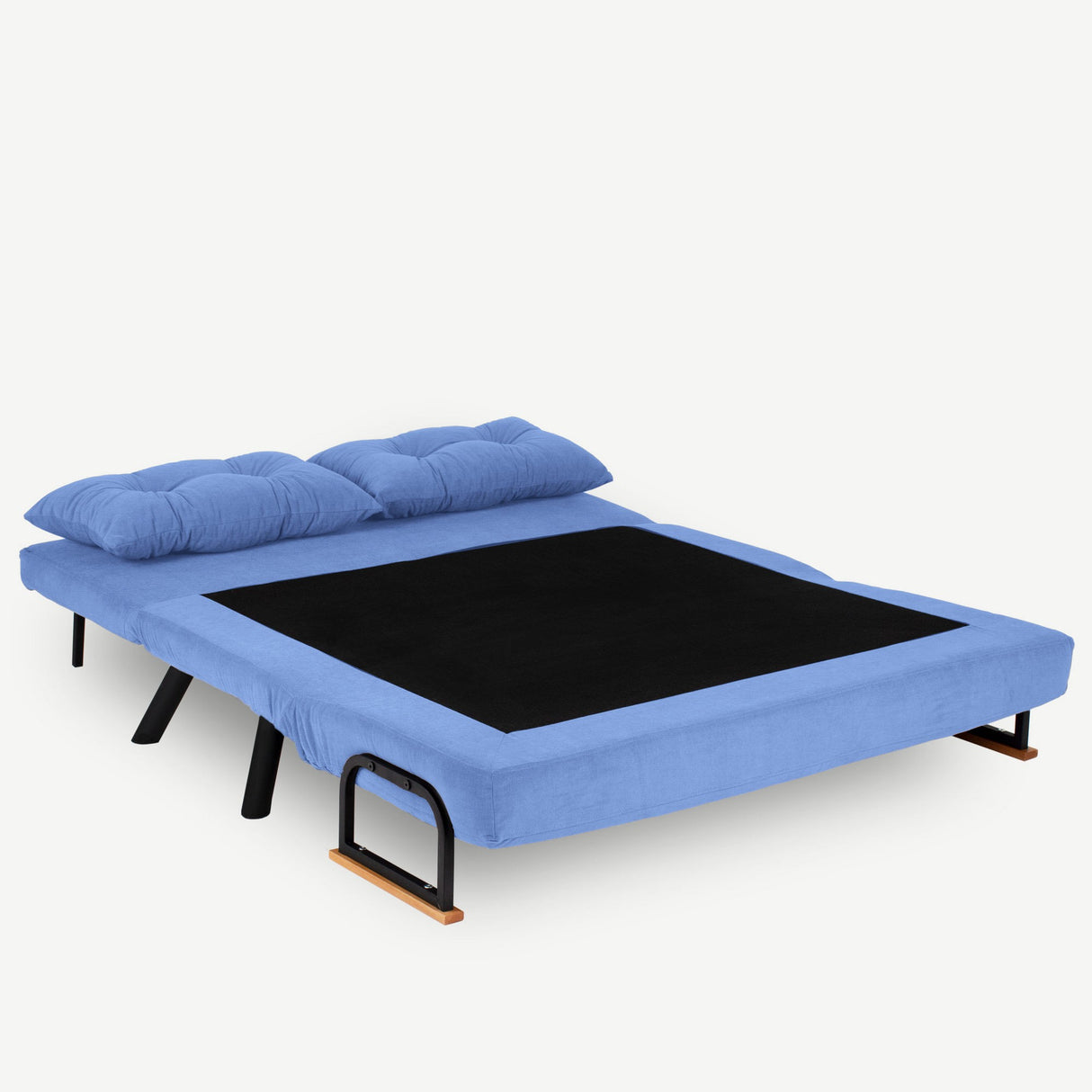 2-seater sofa bed Sando blue