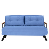 2-seater sofa bed Sando blue