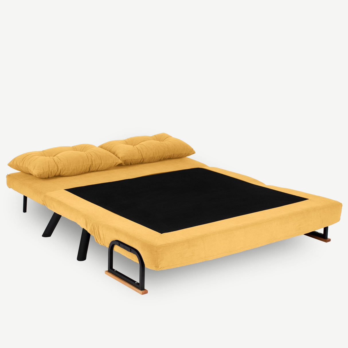 2-seater sofa bed Sando Mustard