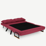 2-seater sofa bed Sando Maroon