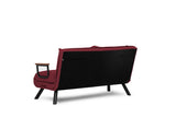 2-seater sofa bed Sando Maroon