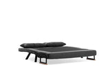 2-seater sofa bed Sando dark gray