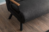 2-seater sofa bed Sando dark gray