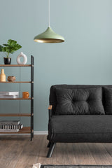 2-seater sofa bed Sando dark gray