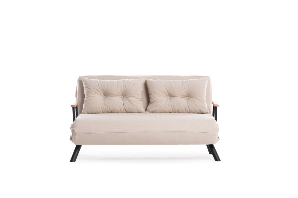 2-seater sofa bed Sando cream