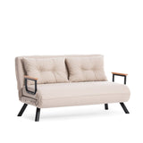 2-seater sofa bed Sando cream