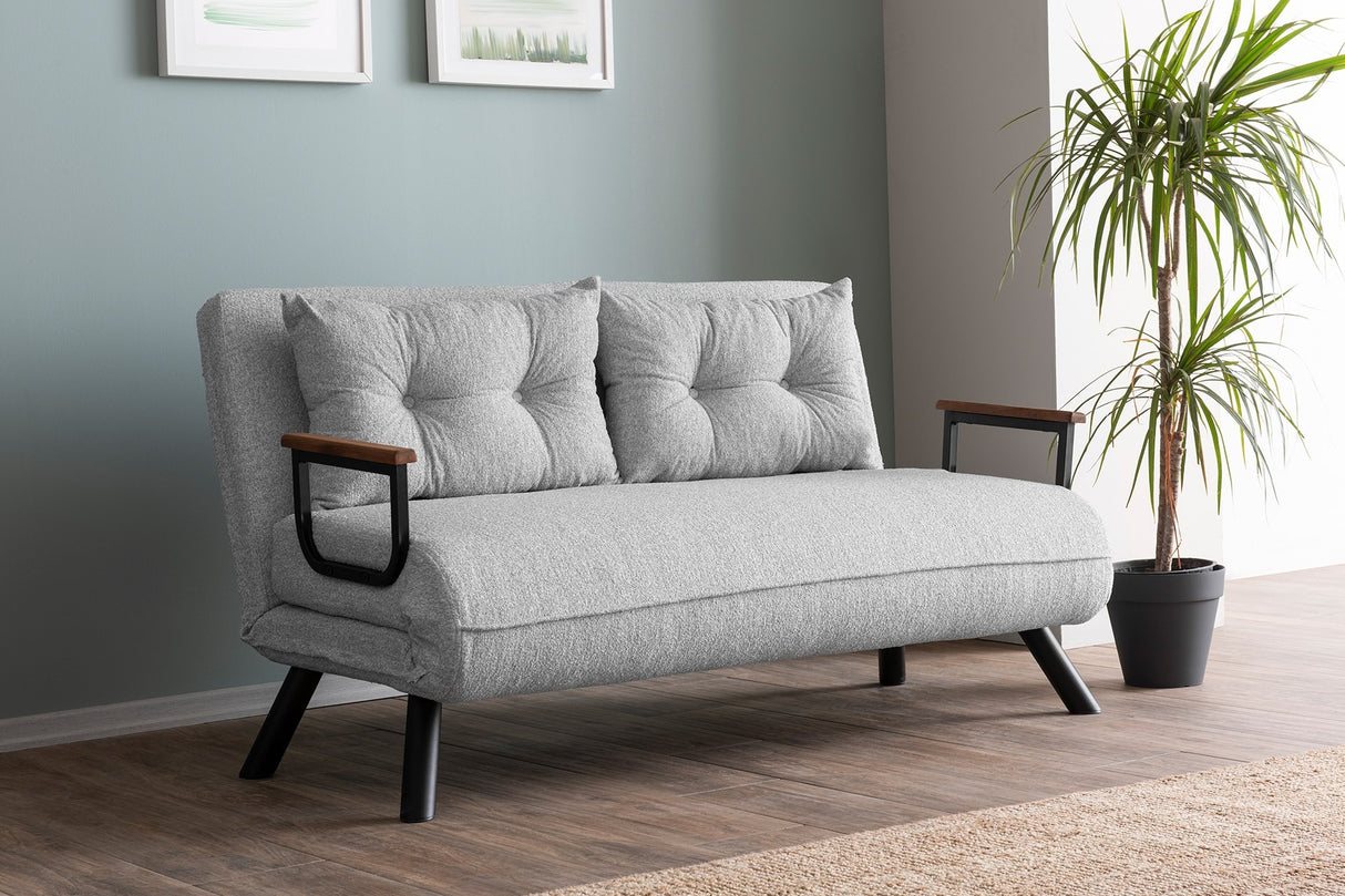 2-seater sofa bed Sando Gray