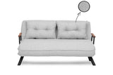 2-seater sofa bed Sando Gray