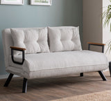 2-seater sofa bed Sando cream