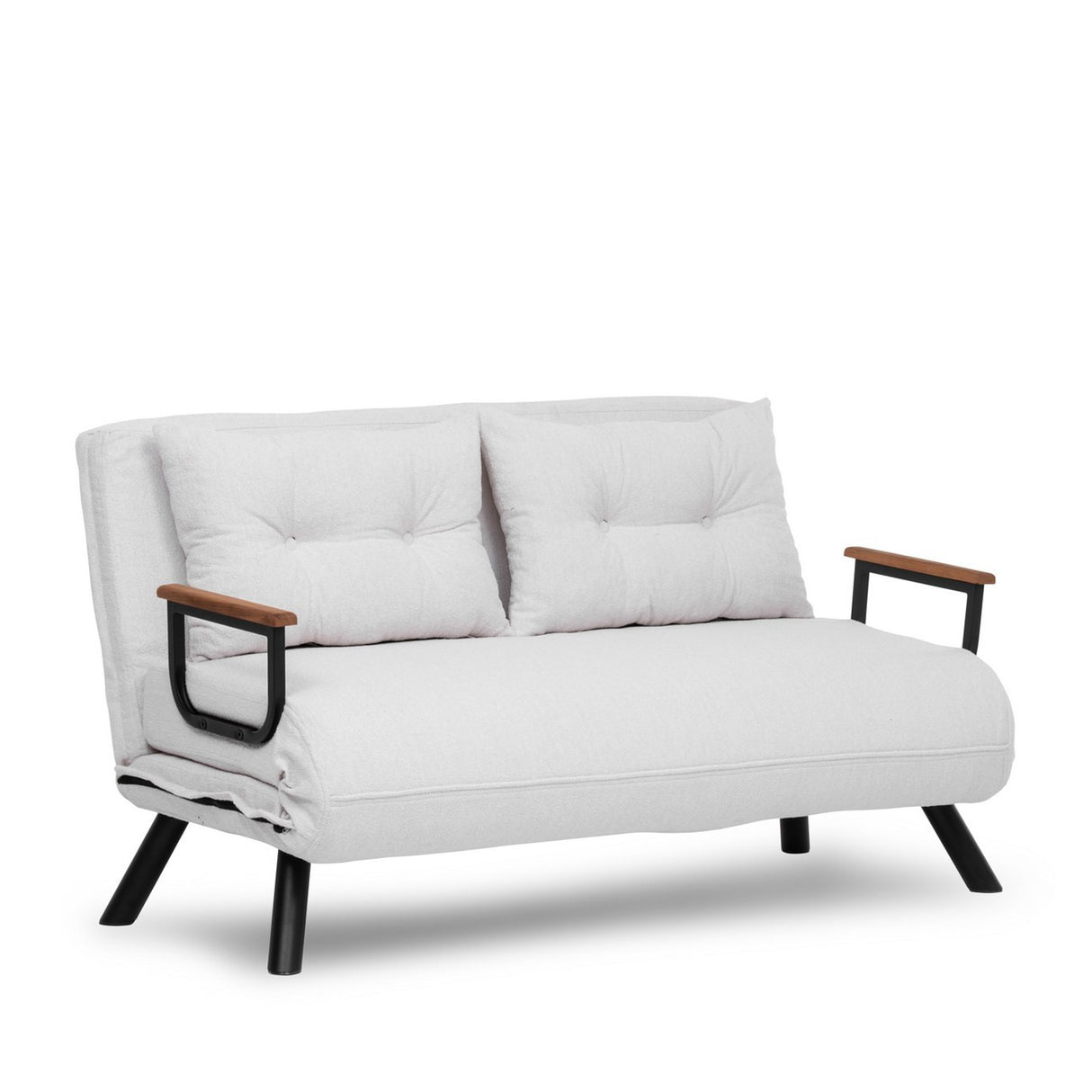 2-seater sofa bed Sando cream