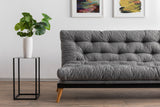 3-seater sofa bed Saki light gray