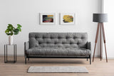 3-seater sofa bed Renge light gray