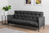 3-seater sofa bed Renge dark gray