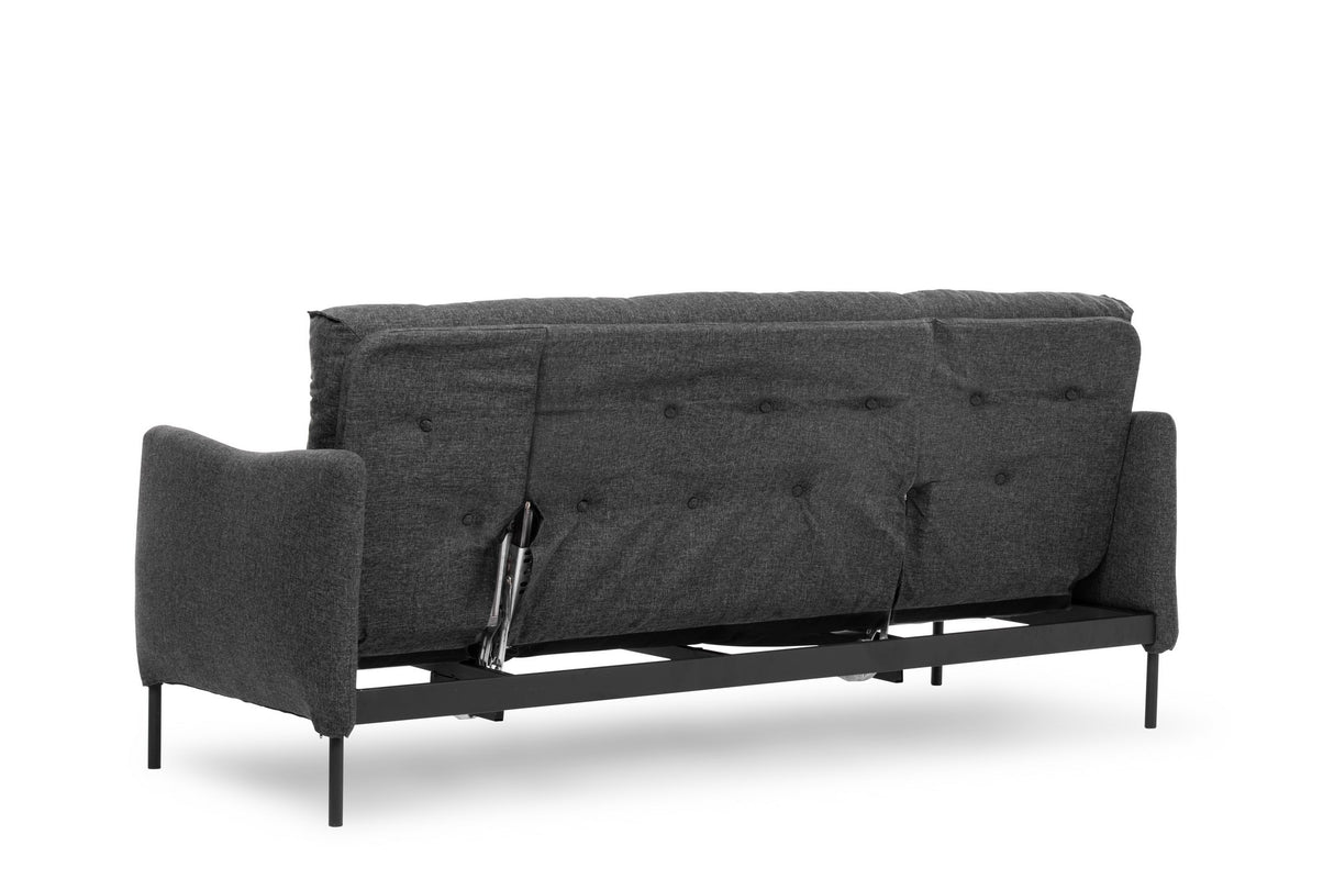 3-seater sofa bed Renge dark gray