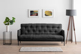 3-seater sofa bed Renge dark gray