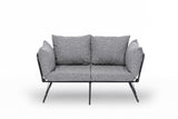 2-seater sofa bed Viper light gray