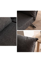 2-seater sofa bed viper dark gray