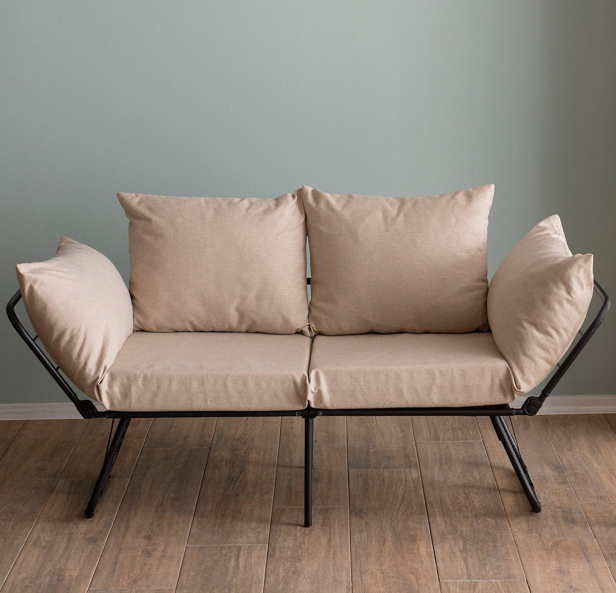 2-seater sofa bed Viper cream