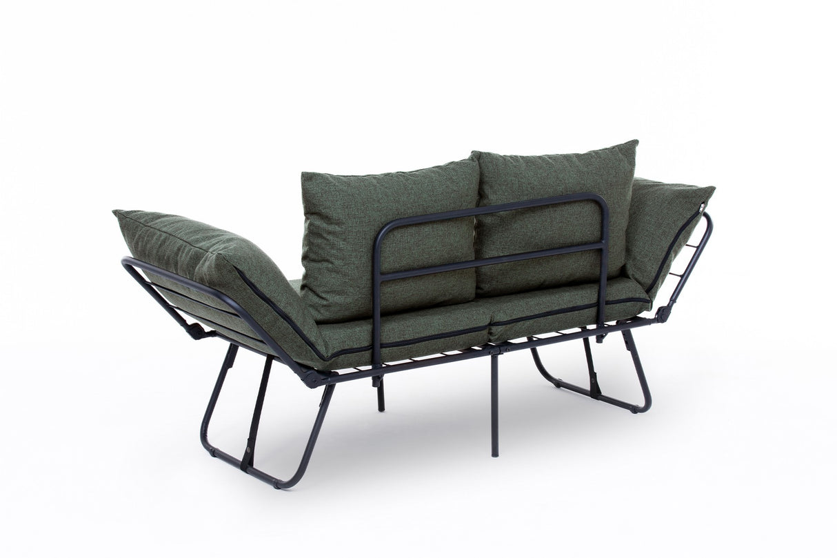 2-seater sofa bed viper green