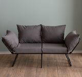 2-seater sofa bed viper gray