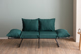 2-seater sofa bed Viper Petrol Green