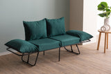 2-seater sofa bed Viper Petrol Green