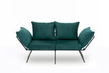 2-seater sofa bed Viper Petrol Green