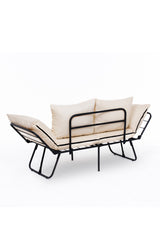 2-seater sofa bed Viper light cream