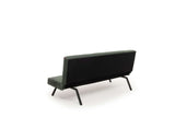 3-Seater Sofa Bed Zoly Green Fabric - 180 cm - Without Armrests - Button-Tufted 