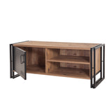 TV Furniture Cosmo Atlantic Pine Black Melamine 130x50x45 cm