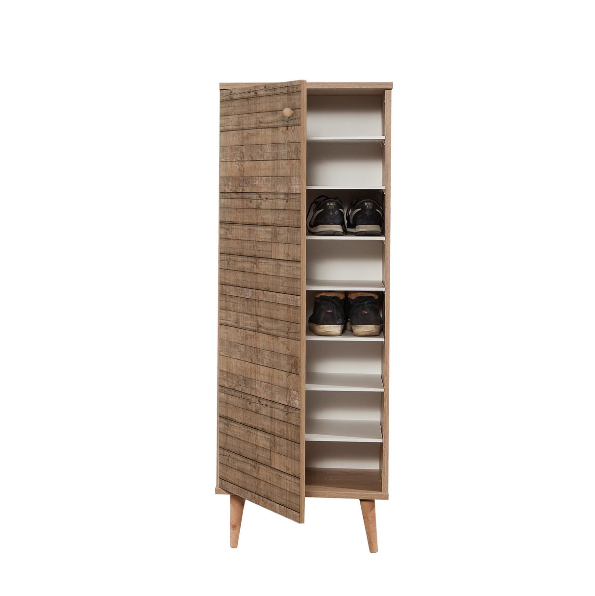 Shoe cabinet Filinta Sonoma Oak Latjes Melamine 50x135x38 cm