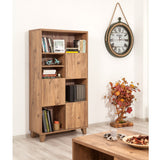 Bookcase Marina Flora Atlantic Pine Melamine 80x155x36 cm