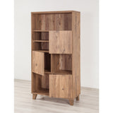 Bookcase Marina Flora Atlantic Pine Melamine 80x155x36 cm