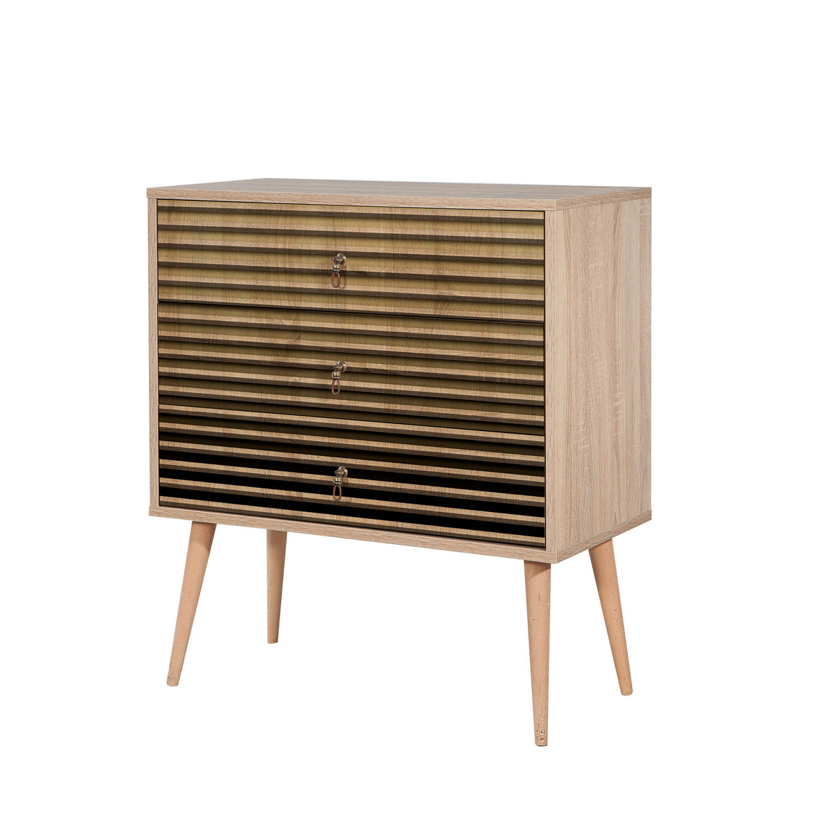 Load cabinet Trio Sonoma Oak Melamine 80x90x40 cm