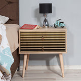 Bedside table Catalina Sonoma Eik Melamine 60x61x40 cm