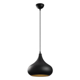 Hanglamp Zwart Goud Metaal Forge