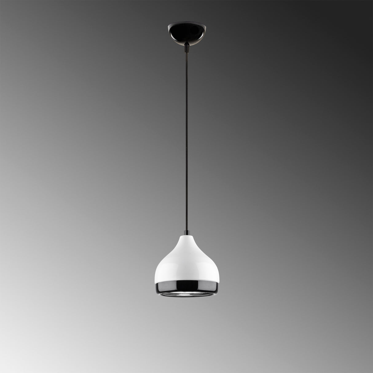 Hanglamp 1-lichts Wit Metaal Grip