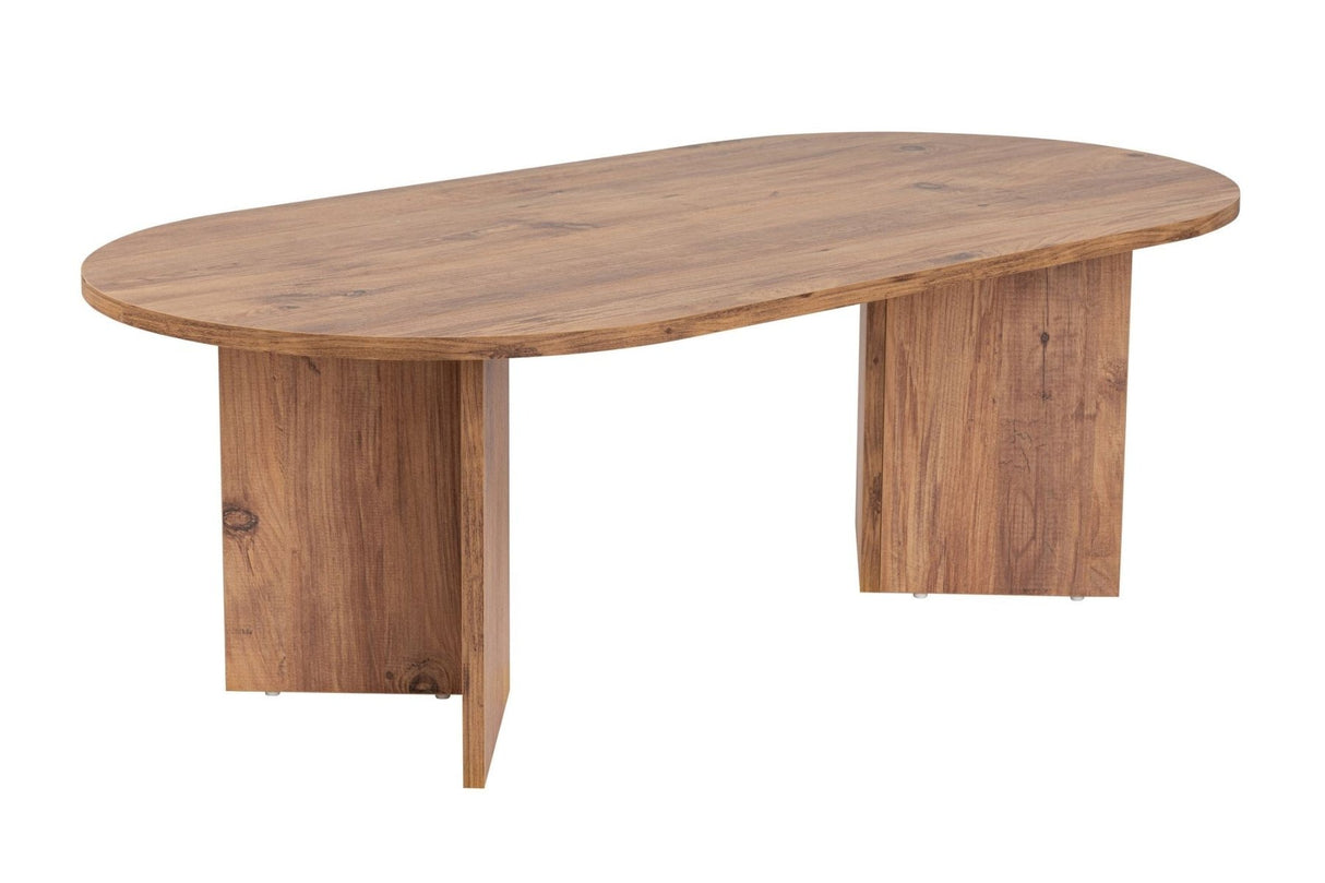Oval Coffee Table Atlantic Pinewood look Sabla - 119x60 