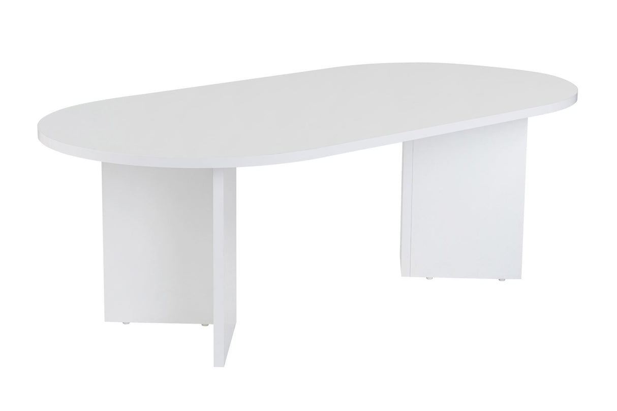 Oval Coffee Table Sapphire White Sabla - 119x60 