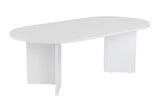 Oval Coffee Table Sapphire White Sabla - 119x60 