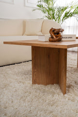 Rectangular Coffee Table Siban Atlantic Pinewood look - 119x60 cm 