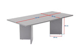 Rectangular Coffee Table Siban Atlantic Pinewood look - 119x60 cm 